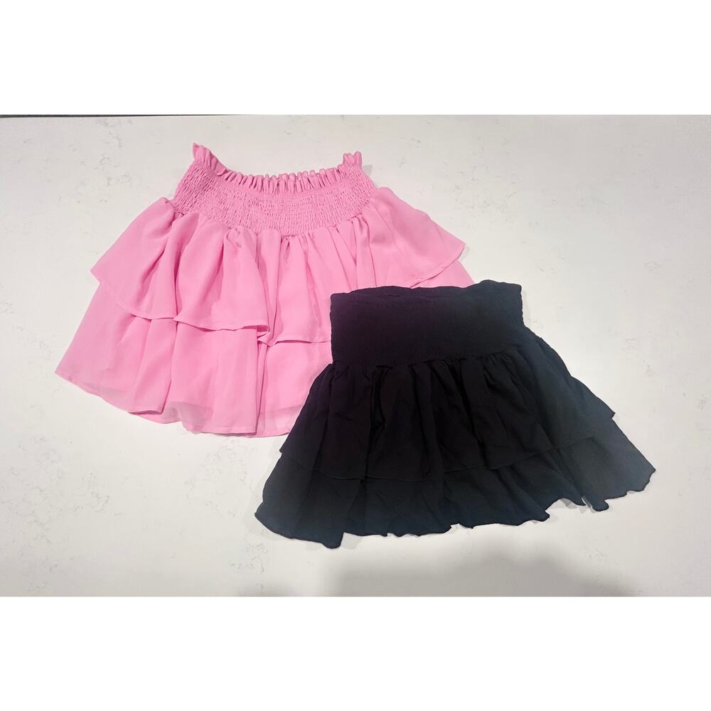 Shein Skirts Bundle Pink & Black Size M